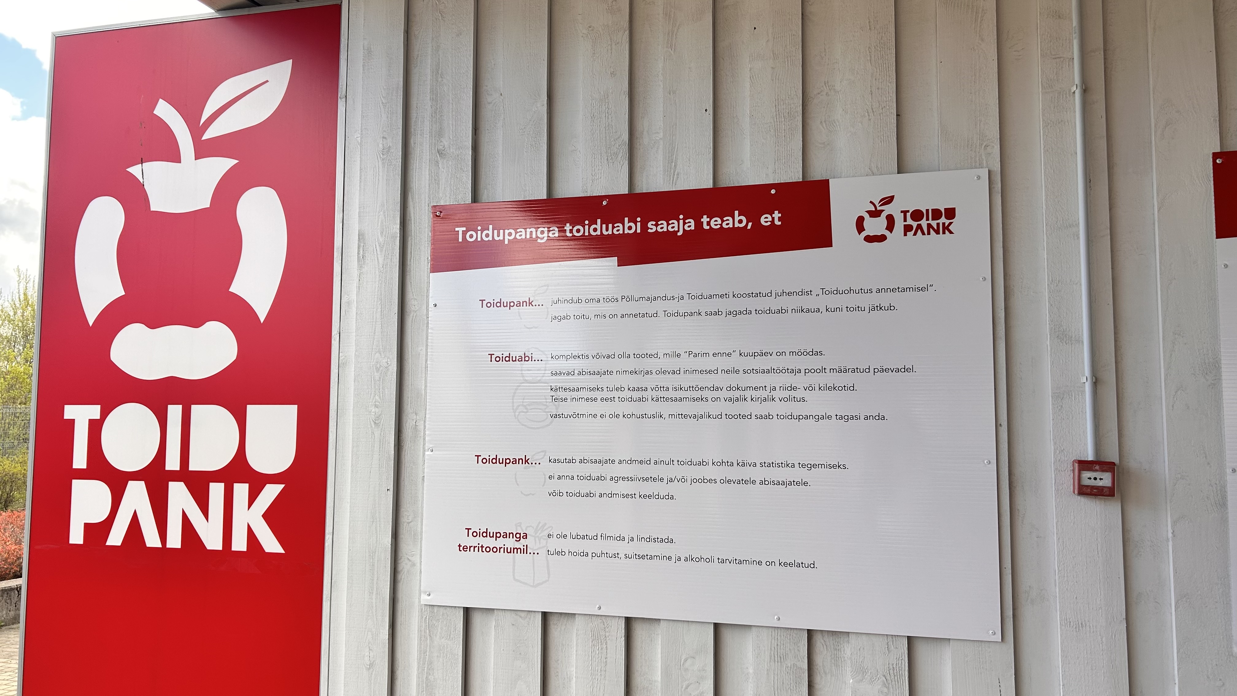 toidupank infostend infosilt