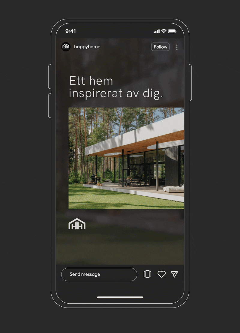 happy homes kampaania instagram story animeeritud ülevaade
